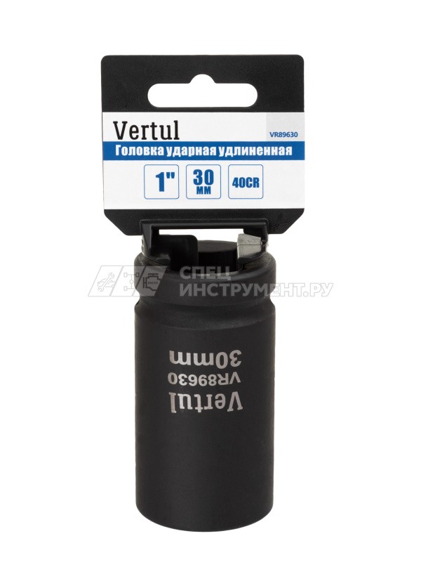 VR89630 Головка ударная 1" удлиненная 30 мм.