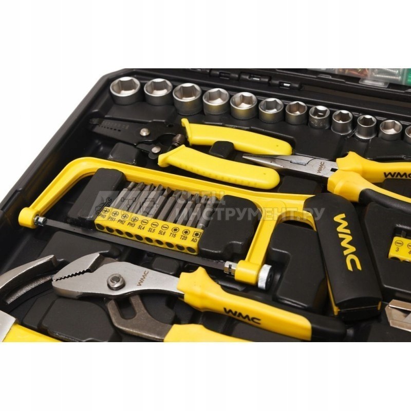 Набор инструментов 168пр. 1/4'', 3/8'(6гр)'(4-19мм)