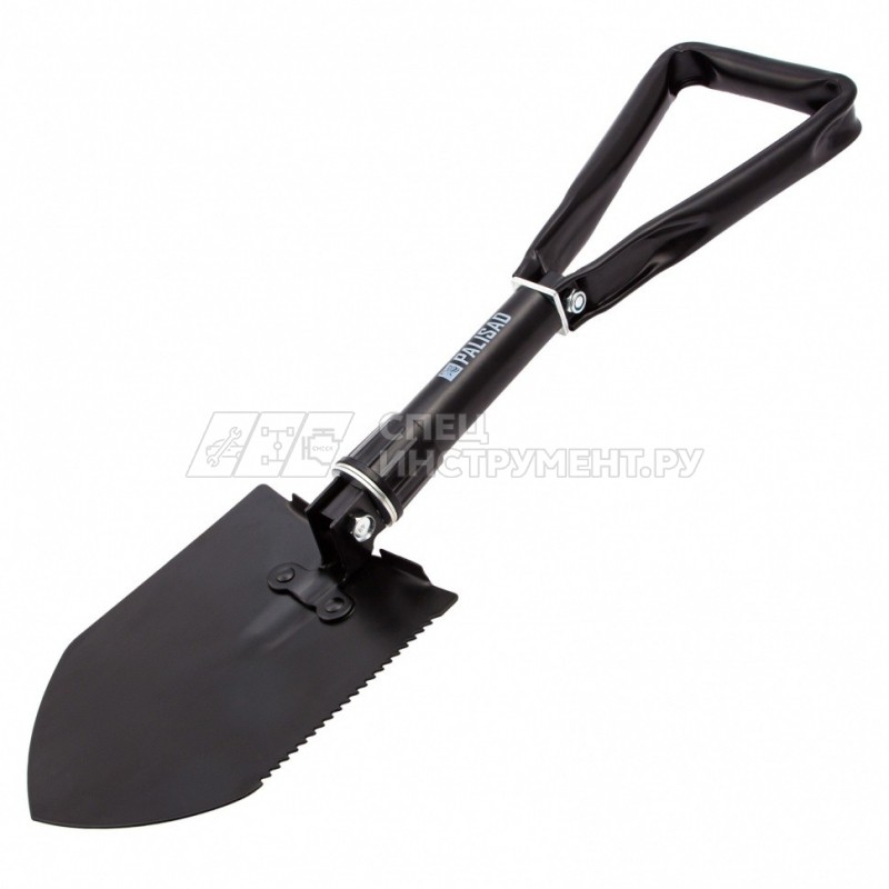 Лопата походная, 150х200 х 253-620 мм, саперная, цельнометаллическая, раскладная до 620 мм, в чехле