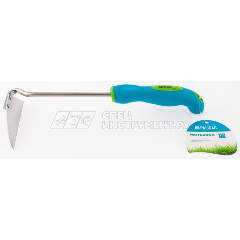 Мотыжка, 110х320 мм, нерж. сталь, двухкомпонентная рукоятка, PREMIUM PLUS// Palisad