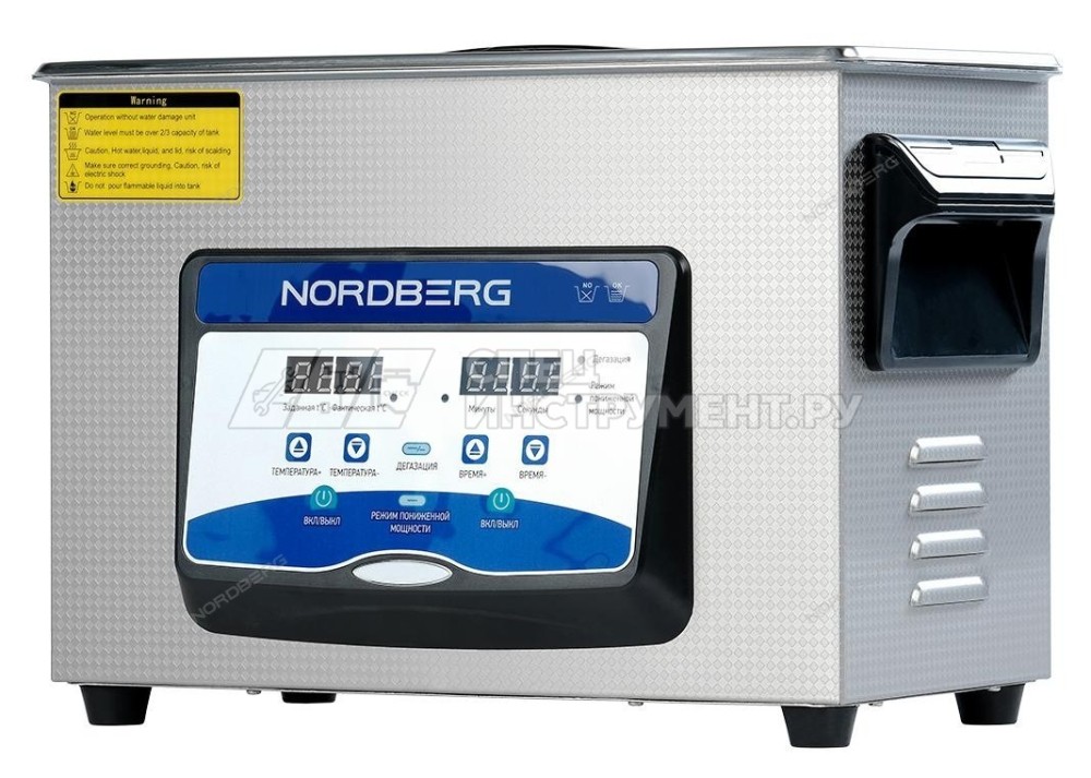 NORDBERG УЛЬТРАЗВУКОВАЯ МОЙКА NU45D с подогревом, 4,5 л