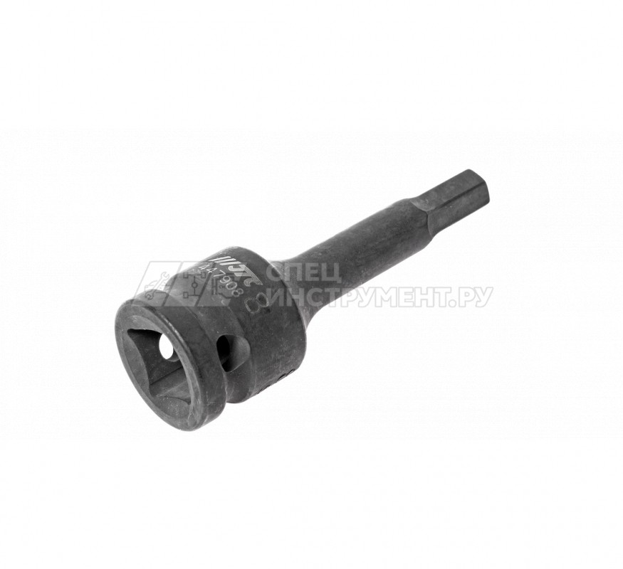 Головка торцевая ударная HEX 1/2" х H8, длина 78мм