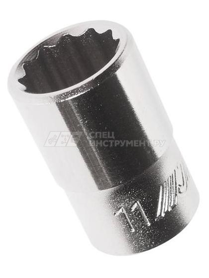 Головка торцевая 12-гранная 1/4" х 6мм, длина 25мм