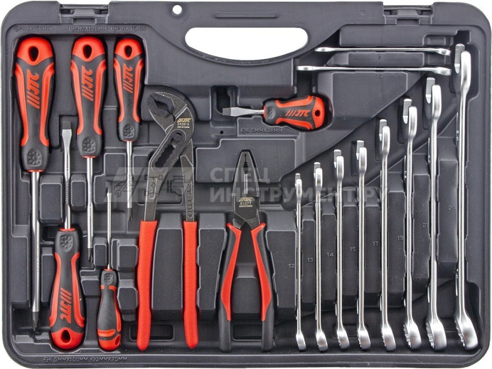 Набор инструментов 1/4" & 1/2" 6-гранный (в кейсе) 90пр.