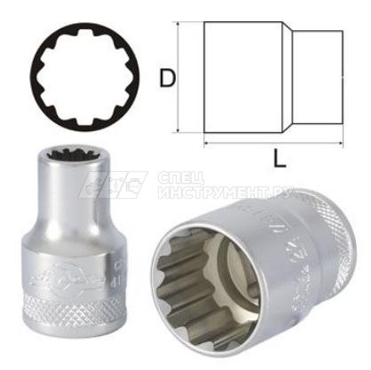 Головка 32мм-1.1/4"-Е40 1/2" "ML"
