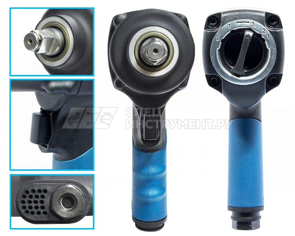 Пневмогайковерт 1/2" 138 кг-м/1356Нм (М16)