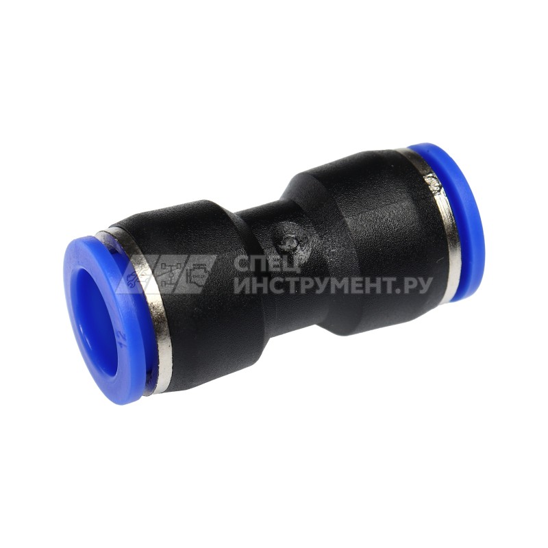 Фитинг-переходник ER-SPU12 для пластиковых трубок 12 x 12мм ЭВРИКА