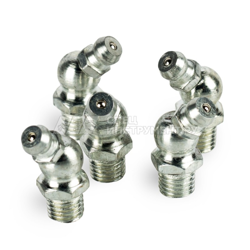 Тавотница M8 45°, комплект 5 штук