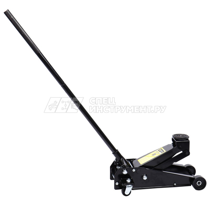 Домкрат гидравлический ER-81040 подкатной 3т с быстрым подъемом с резиновой накладкой (выс.подъема 135-475мм) ЭВРИКА