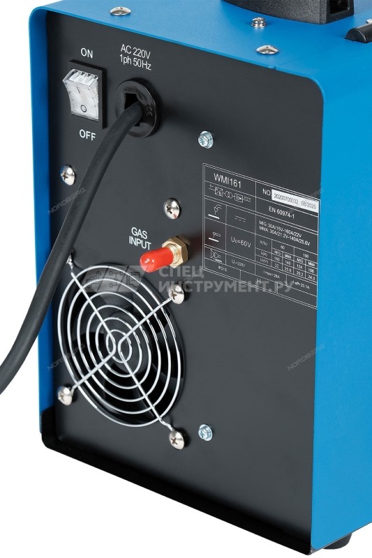 NORDBERG АППАРАТ СВАРОЧНЫЙ WMI161 инверторный MIG+MMA, 220V