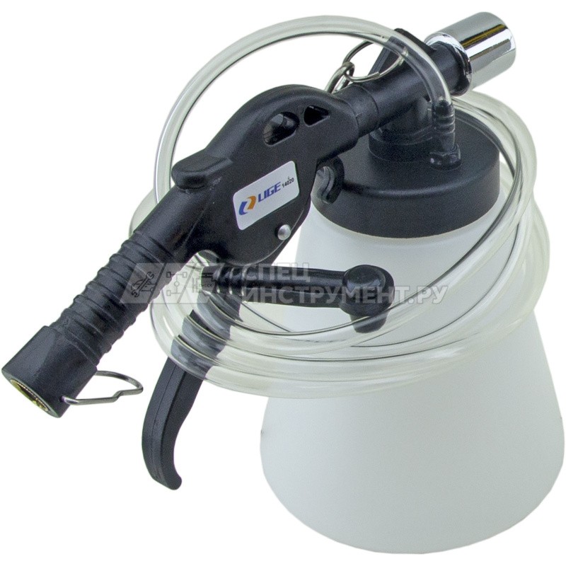 Пневматический насос для замены тормозной жидкости 750мл., бочок 1л, 6-12кг/см² LG-14020 LIGE