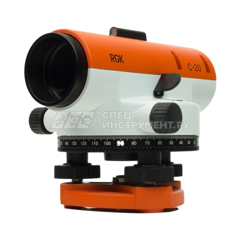 Комплект оптический нивелир RGK C-20 + RGK S6-N + AMO S3