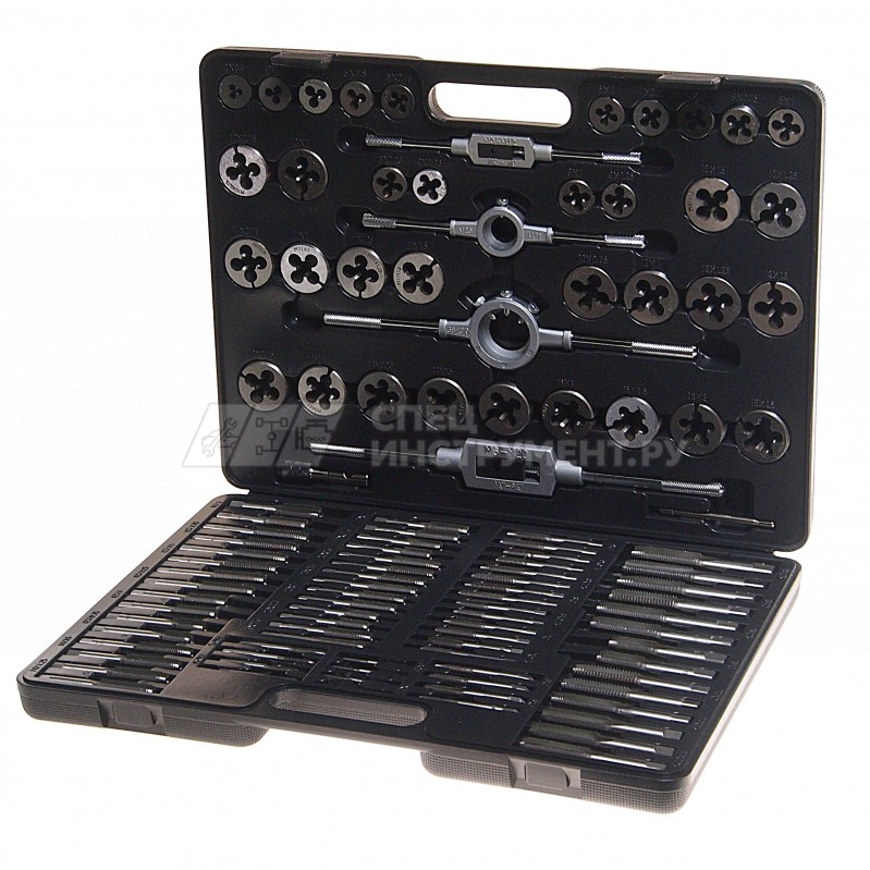 Набор метчиков и плашек 110 предметов (2х0.4 - 18х1,5)