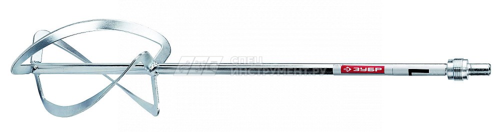 Насадка ЗУБР "ЭКСПЕРТ" для миксеров арт. ЗМР-1350Э-2, МИГ, резьба 27х1.5мм, крашенный, d=220мм, L=570мм