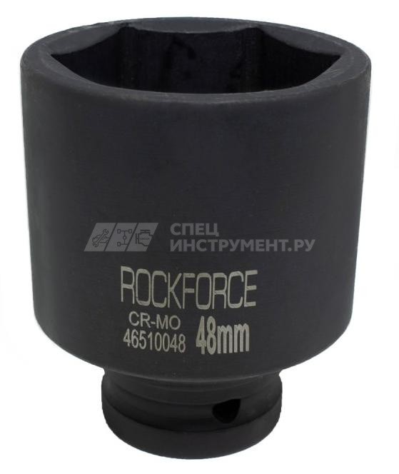 Головка торцевая 48мм 3/4" 6-гранная ударная удлиненная L=78мм ROCKFORCE RF-46510048 /1/10 NEW