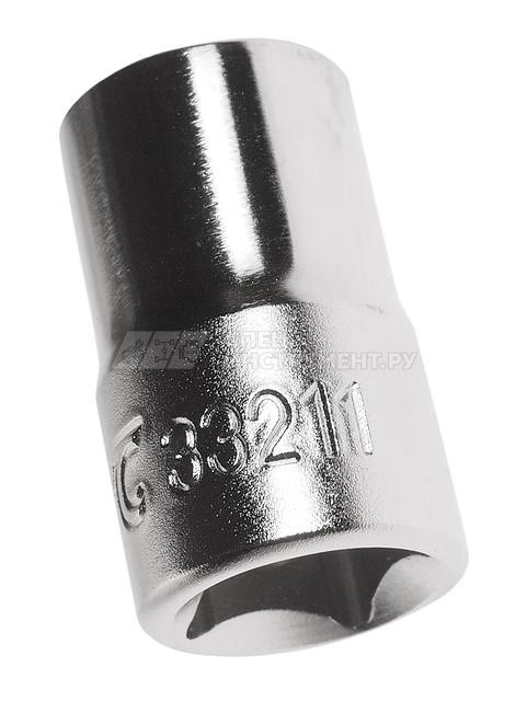 Головка 6-гранная 3/8" 11мм, длина 28мм