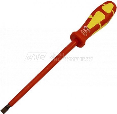 600 i SL VDE Kraftform Classic Отвёртка диэлектрическая шлицевая, 1.2 x 8.0 x 175 мм