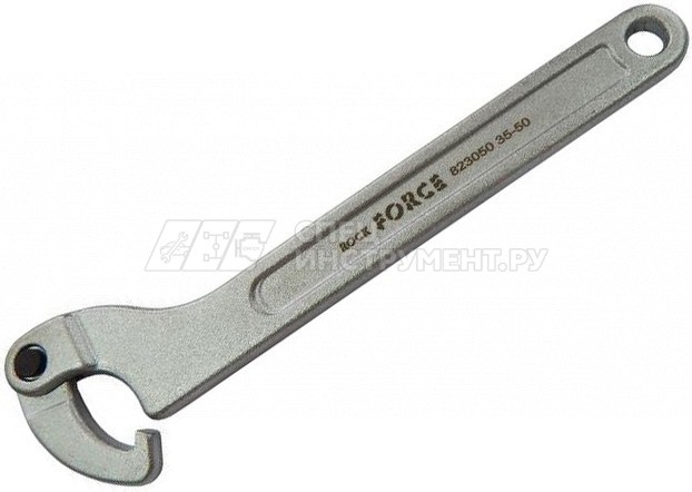 Ключ раздвижной RF-823050 С-образный с фиксатором и крюком под пазовую гайку 35-50 мм