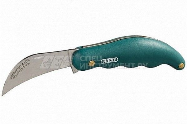 Нож садовода RACO складной, эргономичная рукоятка, нержавеющее лезвие, 175мм