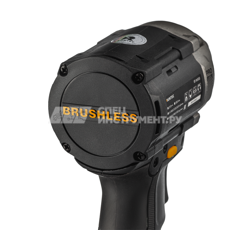 Гайковерт ударный аккумуляторный RUNTEC PRO 1/2", 20В, 2*4Ач, 500Нм