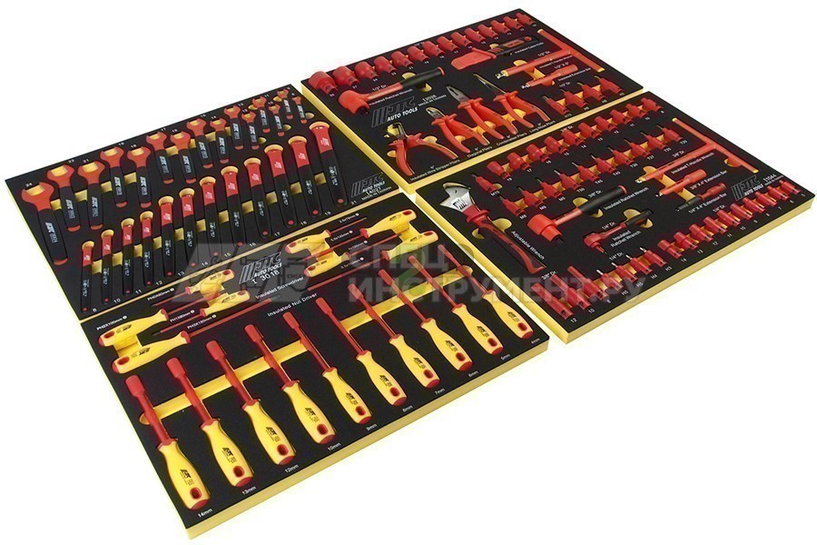 Комплект наборов изолированных инструментов, 115 предметов JTC