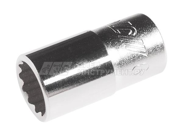 Головка торцевая 12-гранная 1/4" х 9мм, длина 25мм