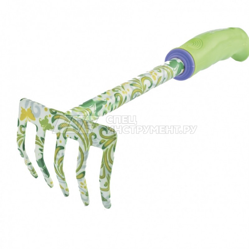 Грабли 5-зубые прямые, пластиковая рукоятка