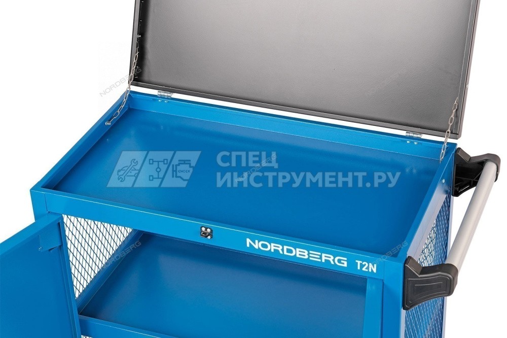 Тележка инструментальная 1 полка с дверями