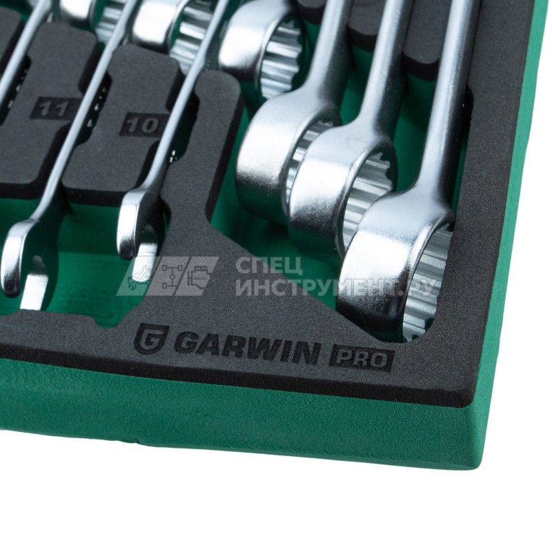 Набор ключей комбинированных удлиненных 13 пр. 10-24 мм в ложементе EVA