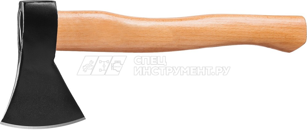Топор 600 кованый с деревянной рукояткой 340 мм (общий вес 700 г) MIRAX