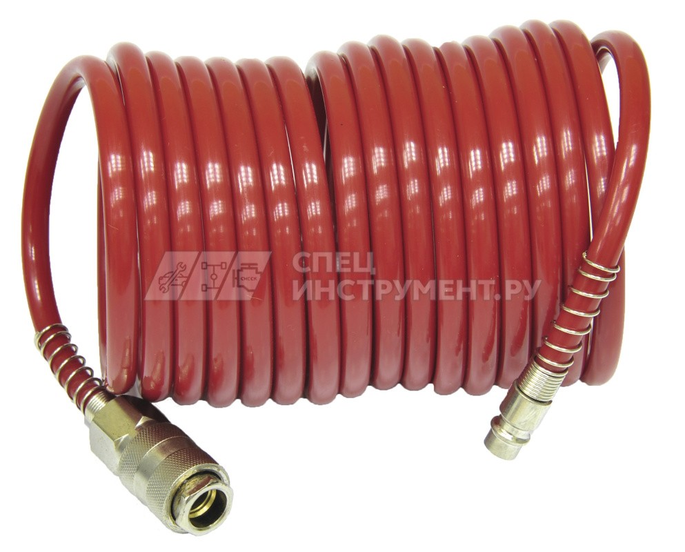 Шланг спиральный, 10м, нейлон, Фвнеш/внутр12х8мм, 10бар, рапид, 200557