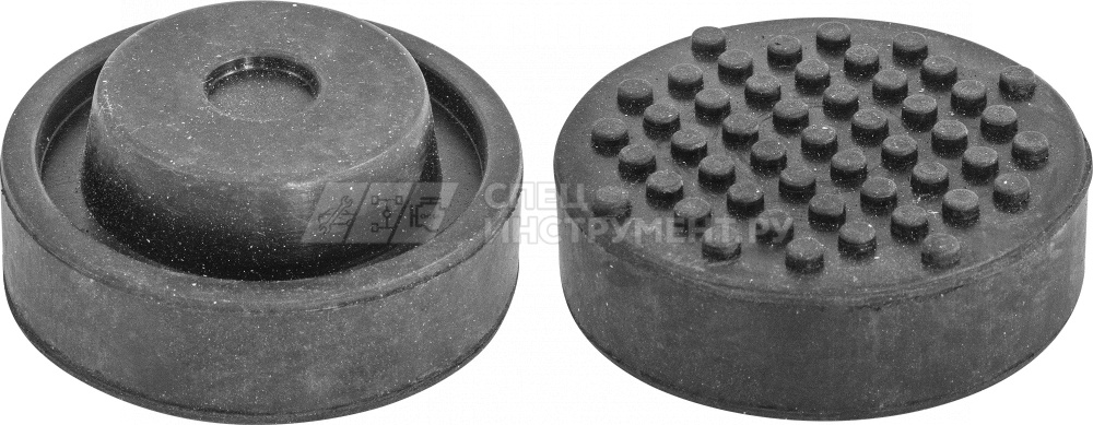 Опора резиновая для подкатных домкратов, D-72 мм, H-32 мм
