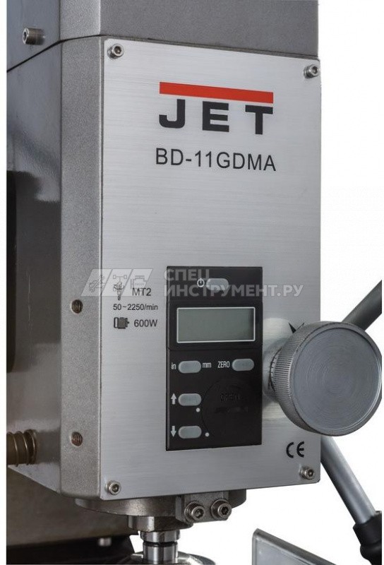 Токарный станок по металлу с фрезерной головой, JET BD-11GDMA