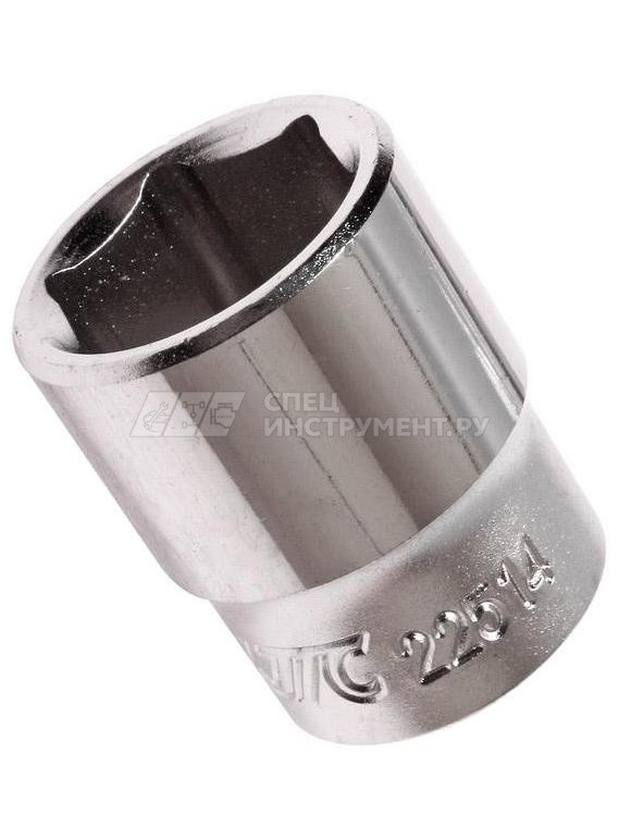 Головка торцевая 6-гранная 1/4" х 14мм, длина 25мм