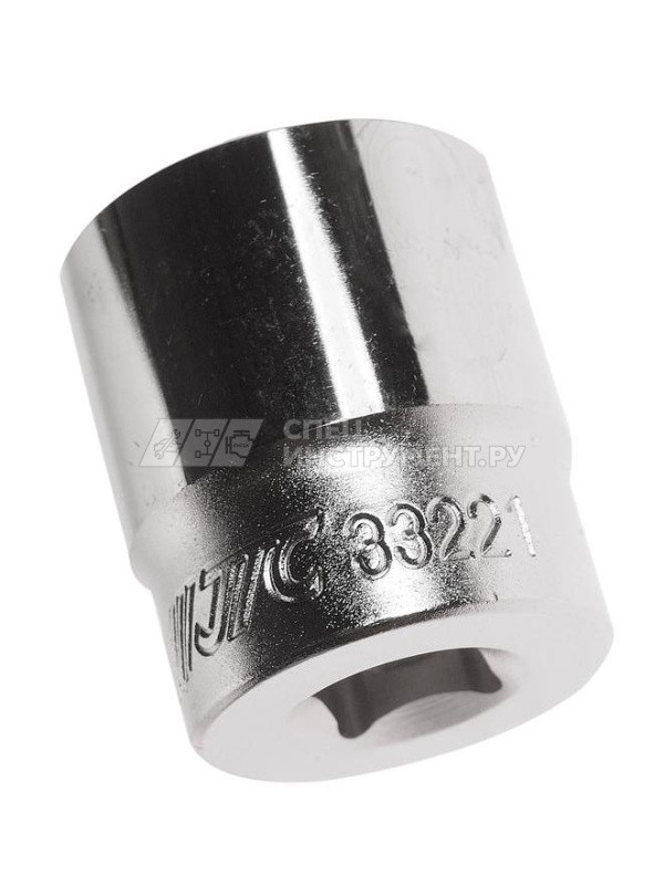 Головка 6-гранная 3/8" 21мм, длина 32мм