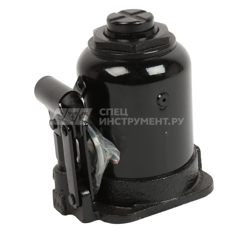 Домкрат гидравлический ER-81002 бутылочный низкопроф. с клапаном 20т, ремкомп (выс. подъема 185-350мм, ход штока 110мм, ход винта 55мм) ЭВРИКА