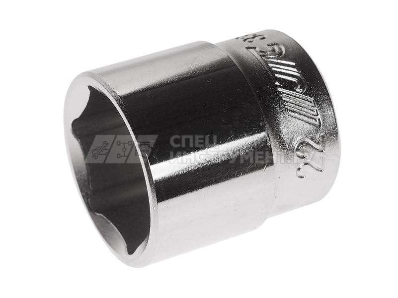 Головка 6-гранная 3/8" 22мм, длина 32мм