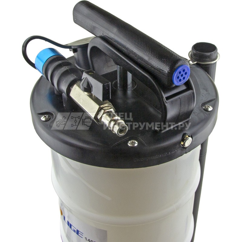 Пневматический насос для замены масла 6,5л., 90psi, 5л/3мин, от -20°C до 60°C LG-14006 LIGE