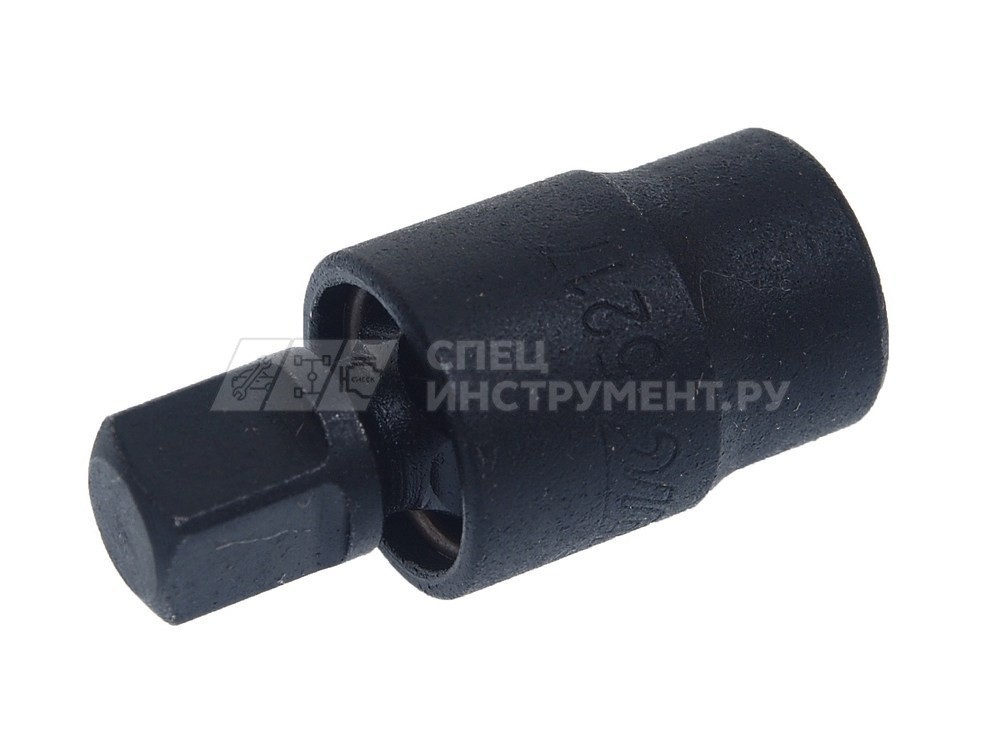 Переходник карданный ударный 1/4" d=14мм L=30мм (тип C)