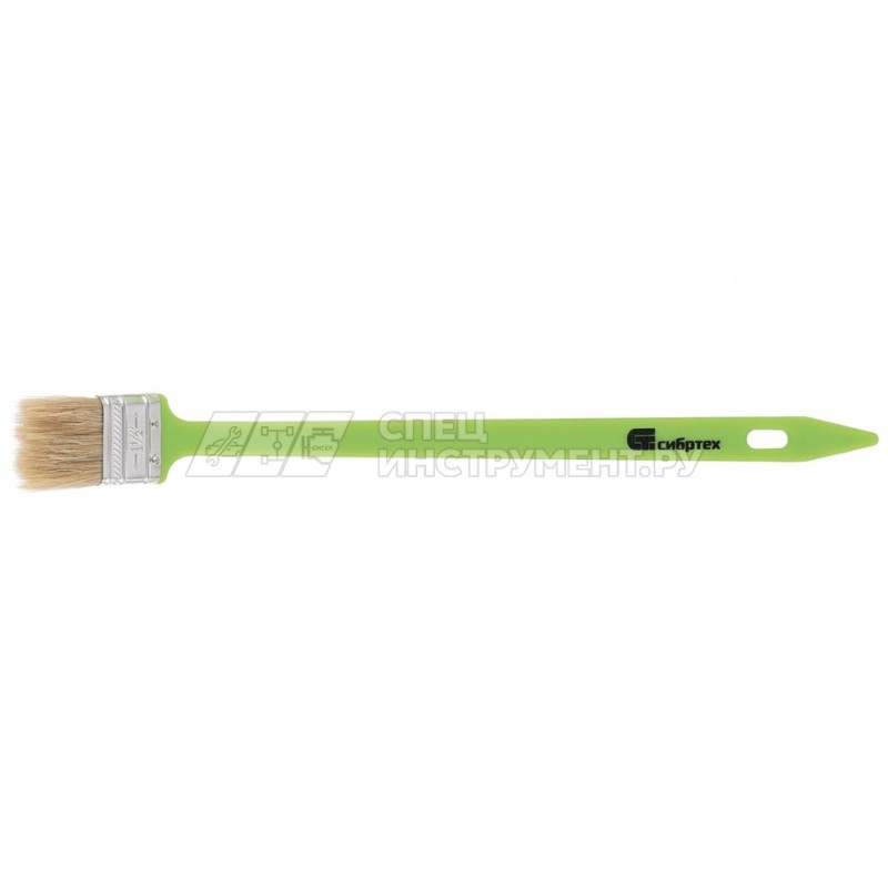 Кисть радиаторная 36 мм, натуральная щетина, пластиковая ручка