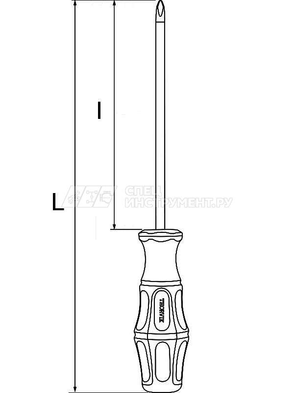 Отвертка POZIDRIV® PZ1x100 мм