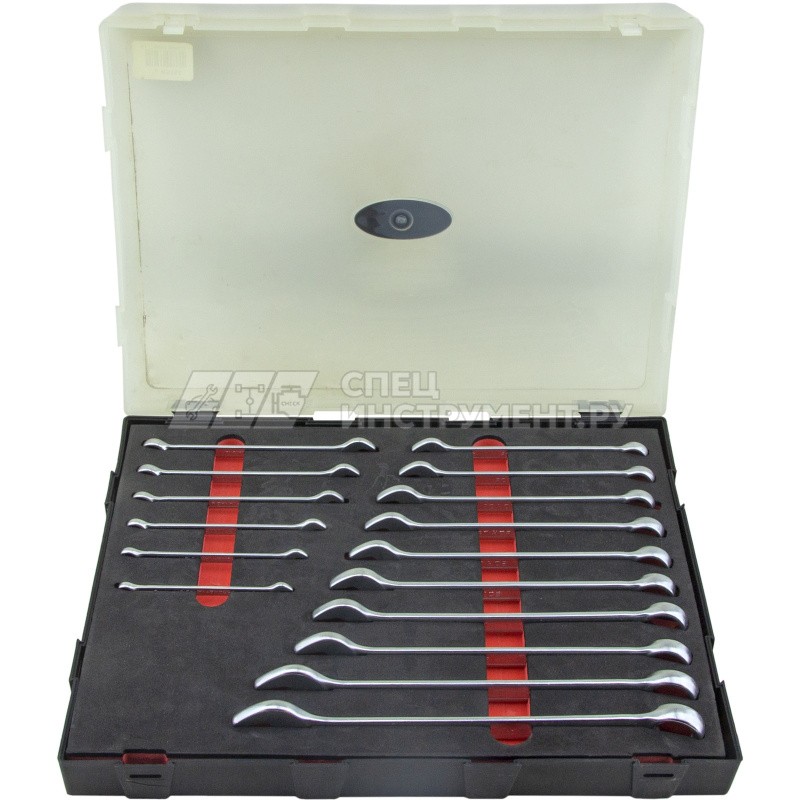 Набор комбинированных ключей 6-22 мм, 16 предметов