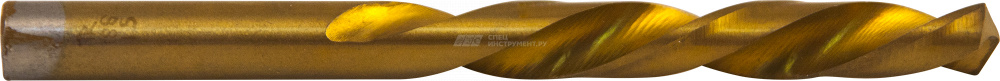 Сверло спиральное по металлу HSS TiN в блистере, d7.0 мм