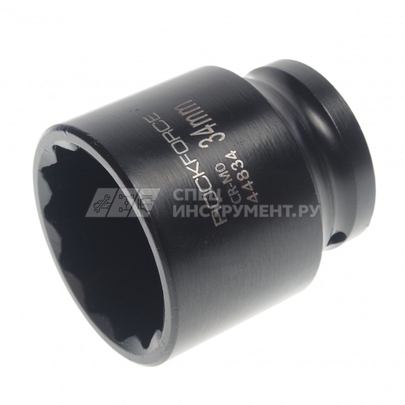 Головка торцевая 34мм 1/2" 12-гранная ударная L=60мм ROCKFORCE   RF-44834 /1/10