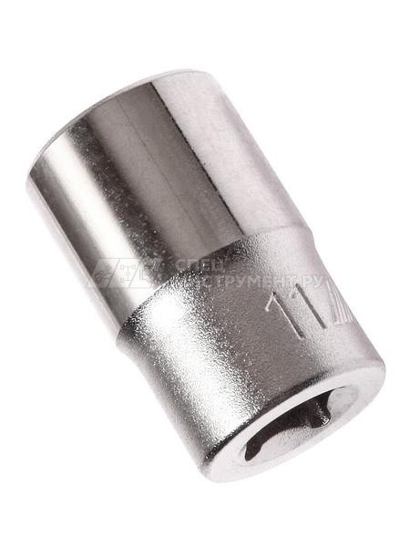 Головка торцевая 6-гранная 1/4" х 11мм, длина 25мм