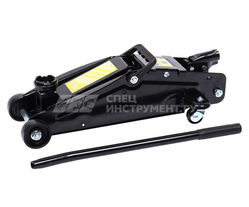 Домкрат гидравлический ER-82107 подкатной 2т (выс.подъема 135-390мм) ЭВРИКА