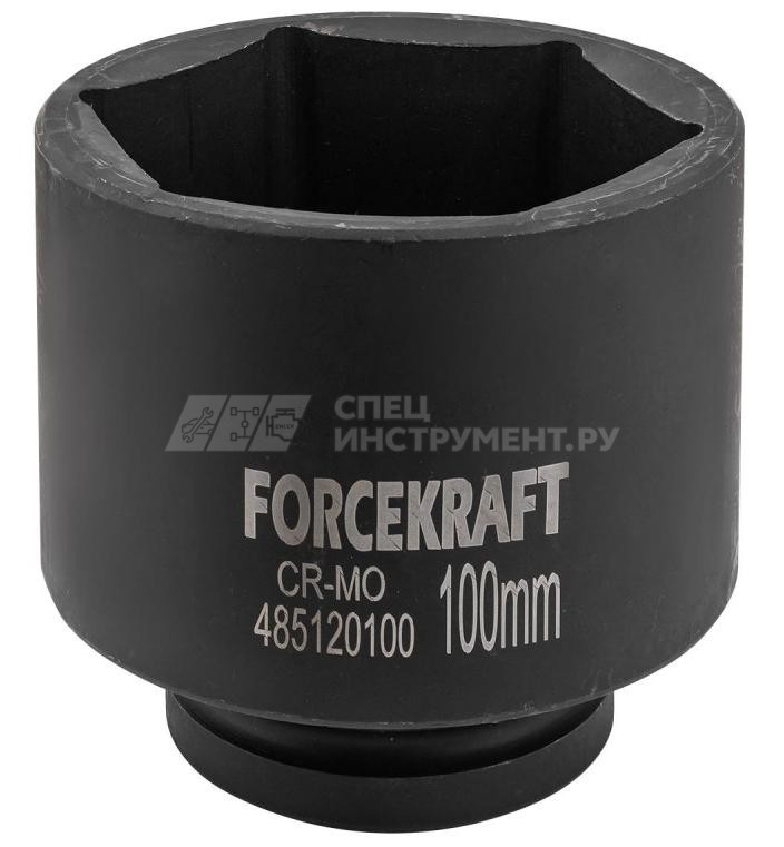 Головка ударная глубокая 1", 100мм (6гр)