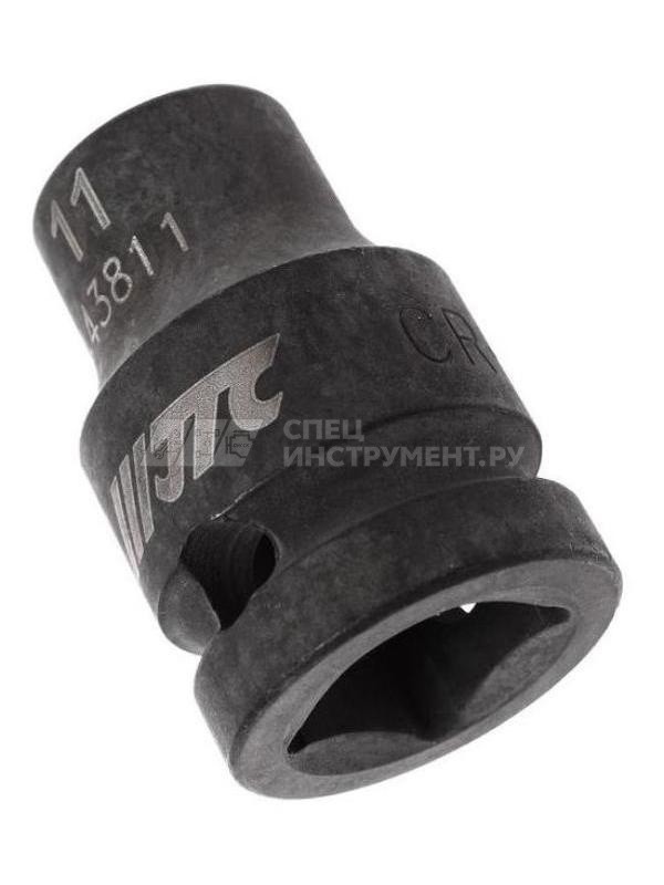 Головка торцевая ударная 6-гранная 1/2" х 11мм, длина 38мм