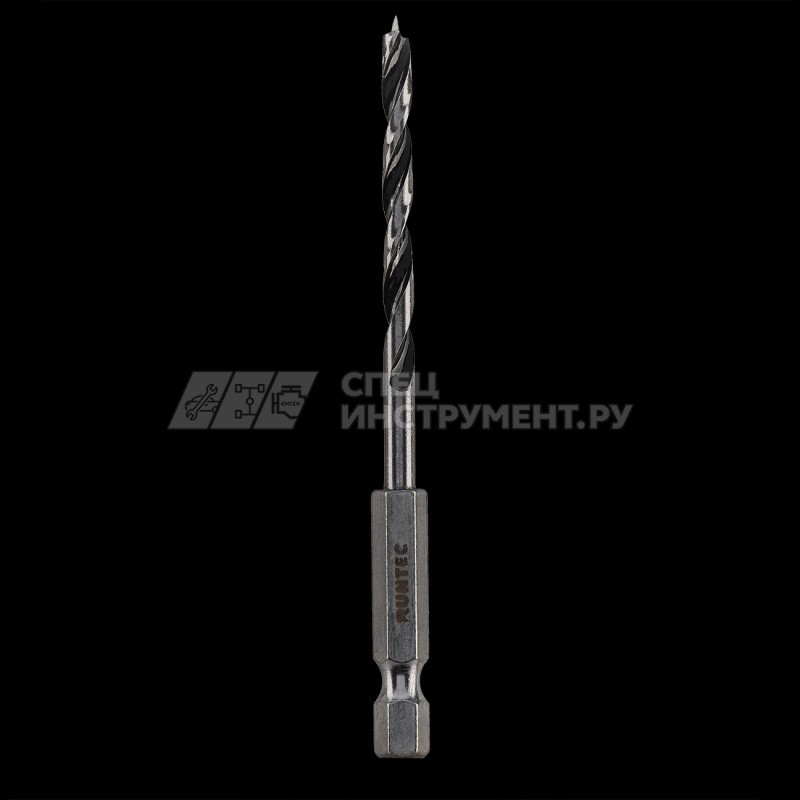 Сверло по дереву Runtec HRC45 4 x 93мм HEX 1/4"