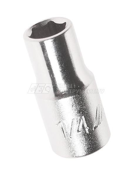 Головка торцевая 6-гранная 1/4" х 1/4", длина 25мм
